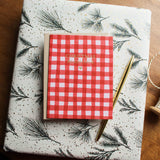 Christmas Blessings Gingham Card