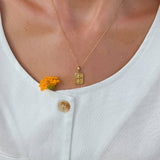 Cross Pendant Link Necklace