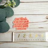 Give thanks to the Lord | Christian gift | Bible verse decal