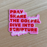 Run to Revival Mission Sticker