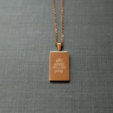 Necklace: Set apart for His glory