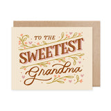 "The Sweetest Grandma" Mother's Day Card
