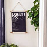 Faith Based Cotton Canvas Wall Tapestry