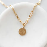 Necklace: Fear Has No Hold, 18kt Gold