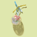 Ornament w/ 3-Mini Claw Hair Clips - Asst Colors