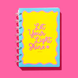Spiral Disc Notebook - "Let Your Light Shine"
