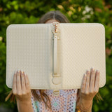Bible Cover, Weave Bible Case, Crossbody PEARL