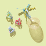 Ornament w/ 3-Mini Claw Hair Clips - Asst Colors