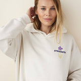 My Strength Floral Unisex Hoodie
