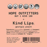 Organic Georgia Peach Lip Balm