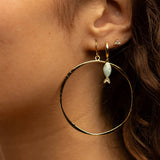 Triple Cluster Studs on Velvet Tag