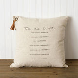 Pillow - To Do List