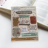 Beatitudes Tip-in Sheet