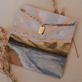 By Grace Mini Tag Necklace | Christian Jewelry