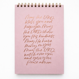 May The Lord Bless You Letterpress Notebook