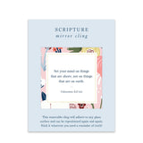 Scripture Mirror Cling, Things Above