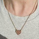 Enamel Let God Necklace