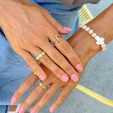 Wavy Cross Ring
