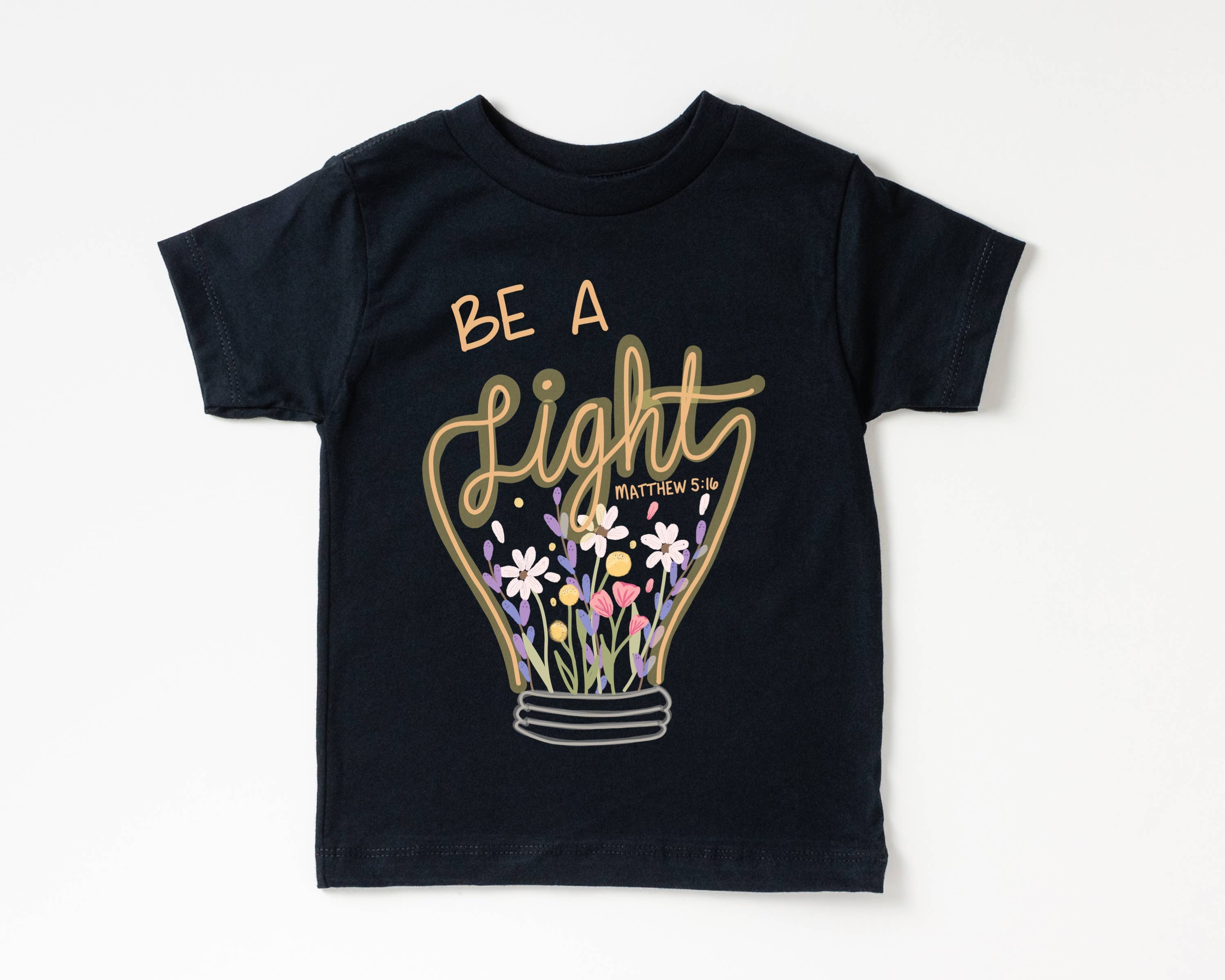 Be A Light kids tee