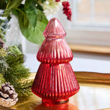 Tree Candle 5" Red Mercury