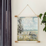 Faith Based Cotton Canvas Wall Tapestry