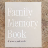 Family Memory Book: 50 memories made together
