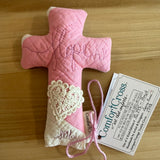 Heart (Well worn series) - (Lavender Scented) Comfort Cross