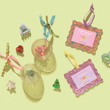 Ornament w/ 3-Mini Claw Hair Clips - Asst Colors