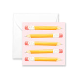 Pencils - Mini Greeting Card