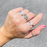 Silver Cross Ring
