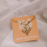 Consider The Wildflowers Charm Necklace I Christian Jewelry