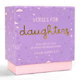 Verses for Daughters – Bible Verse Card Set + Display Stand