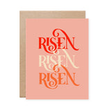 Risen Risen Risen Card
