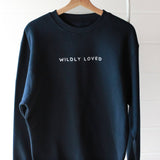 Wildly Loved Sweatshirt - Navy