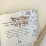 God has a plan magnetic bookmark