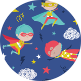 Cozy & Courageous Superhero Convertible Footie