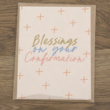 Blessings on your Confirmation Card