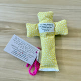 Light of the world- (Lavender Scented) Well Worn Comfort Cross