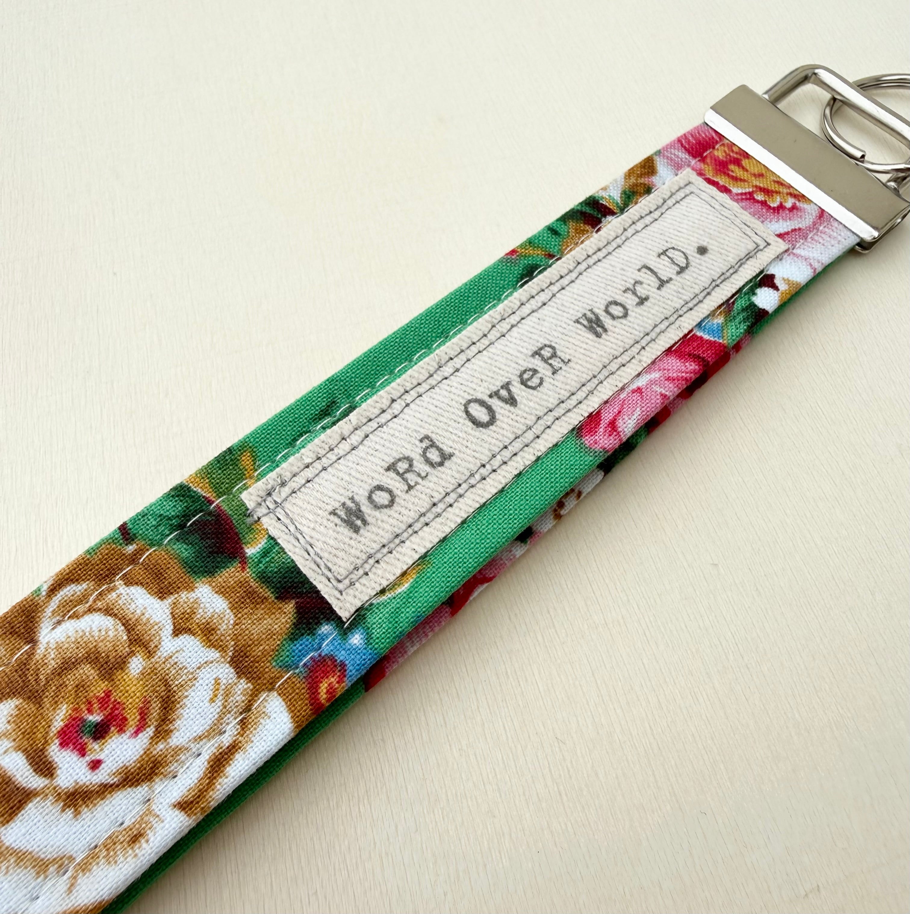 Word Over World - Words Matter Keychain