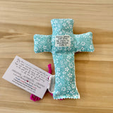 Quiet Love - (Lavender Scented) Well Worn Comfort Cross