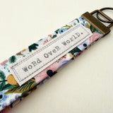 Word Over World - Words Matter Keychain
