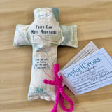 Faith Can Move Mountains (praise pocket) - Well Worn Comfort Cross