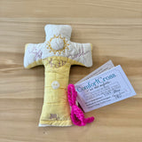 Light of the world- (Lavender Scented) Well Worn Comfort Cross