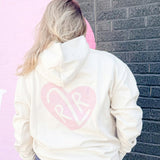 R2R Stone with Pink Heart Hoodie