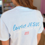 Loves Jesus & America Too Tee - Run to Revival Limited Edition