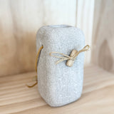 Limestone Cross Sculpture - 3x3x6