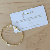 John 3:16 Beaded Bracelet