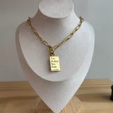 "I Am the Lord, Your Healer" Simple Chain Necklace