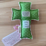 Loved (Prayer Pocket) - Comfort Cross