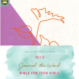 NIV Journal the Word Bible for Teen Girls--hardcover